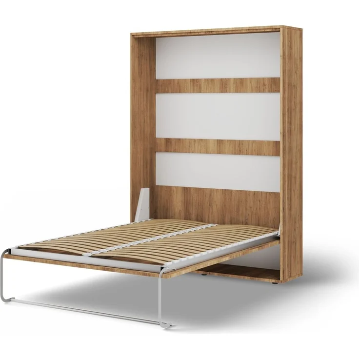 Wandklappbett Schrankbett GRITT 140x200 cm Farbe Artisan ohne Matratze – Bild 4