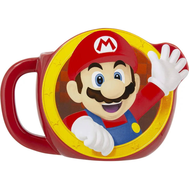 Paladone Products 60C75B24EA Tasse Mario Bros, 600 mm, Keramik