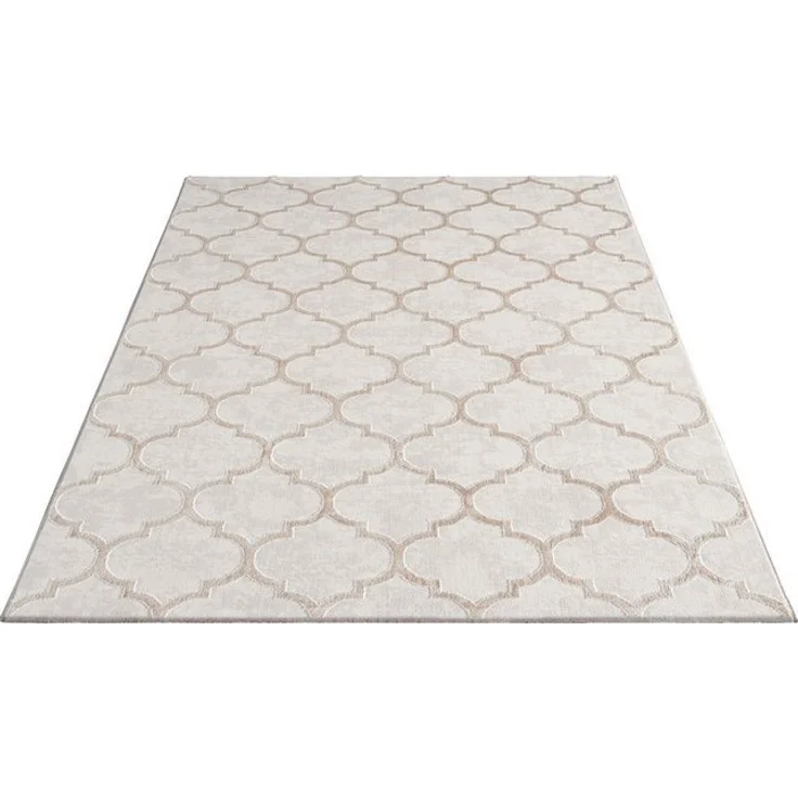 merinos Teppich Studio 28262, rechteckig, Höhe: 12 mm, Kurzflorteppich, Hoch Tief Effekt, modernes Skandic Design – Bild 4