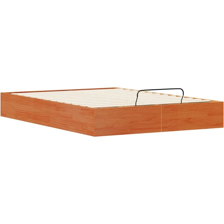 vidaXL Ottoman Bettgestell mit Stauraum Wachsbraun 120x190 cm 3418776 – Bild 5