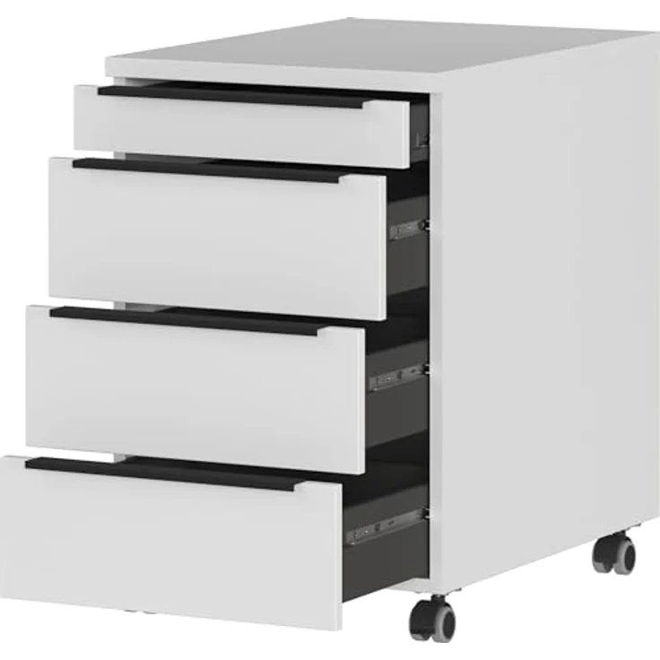 Germania Rollcontainer 4377-69, in Lichtgrau, mit Utensilienfach, 42 x 63 x 60 cm (BxHxT) – Bild 4