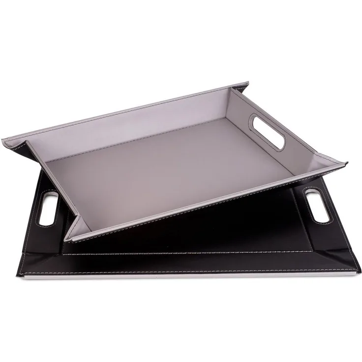 Freeform Duo Wende-Tablett 45x35 cm Grau / Schwarz