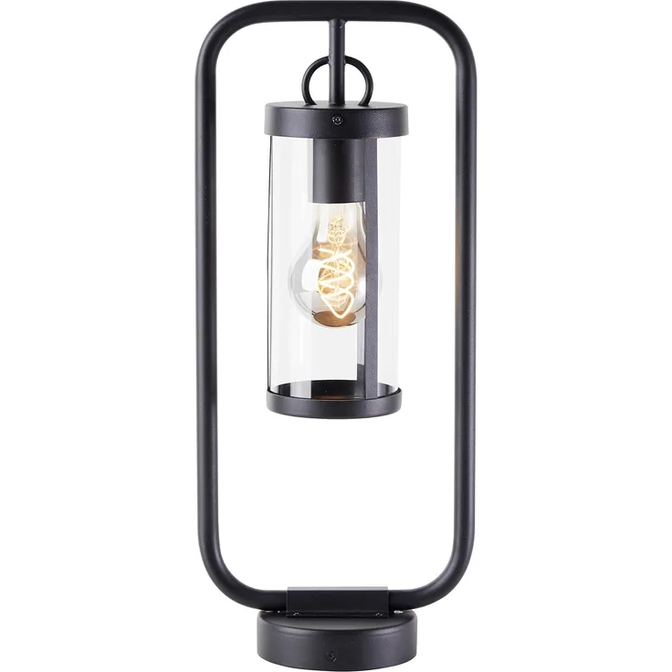Brilliant AG Leuchten 44292-06 Sidney Außensockelleuchte 48cm schwarz transparent IP44