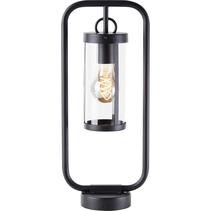 Brilliant AG Leuchten 44292-06 Sidney Außensockelleuchte 48cm schwarz transparent IP44 – Bild 1