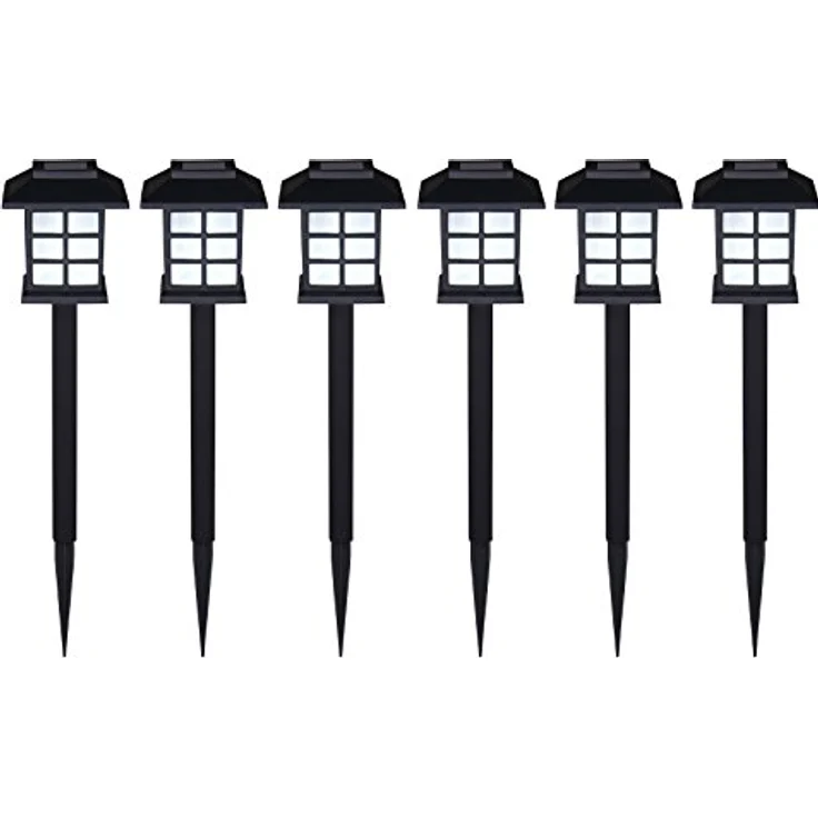 MONZANA® LED Solarlampe 12x Set Wetterfest Solar Akku Garten Solarleuchte Gartenleuchte Außenbereich Outdoor – Bild 8