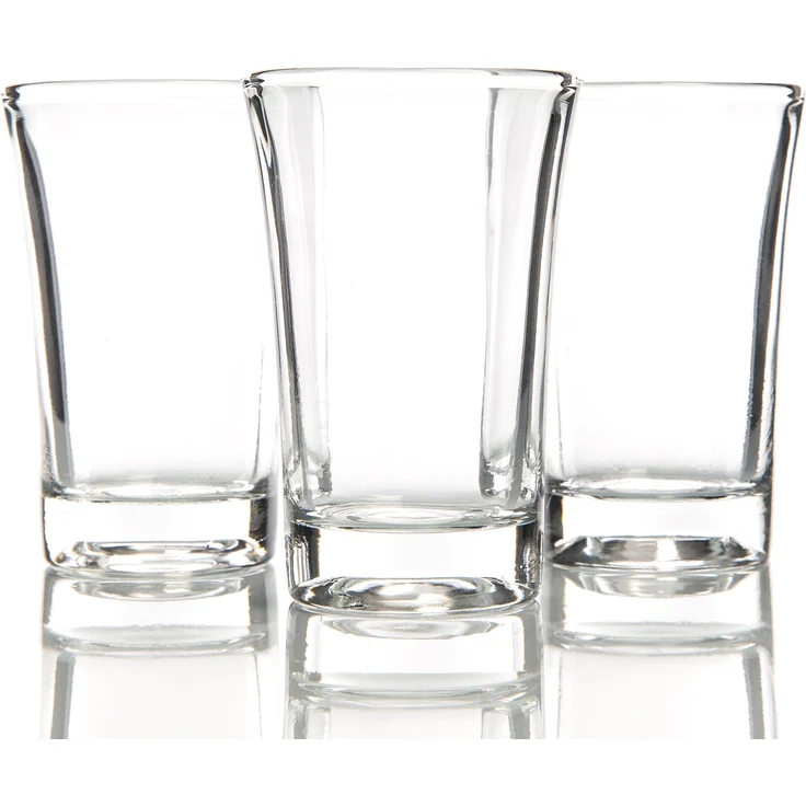 BigDean 6er Set Schnapsgläser 4cl - Shotgläser aus Glas - Spülmaschinenfest - Shot Gläser für Wodka, Ouzo, Sambuca, Tequila, etc. - Pinnchen, Stamperl, Schnapsbecher – Bild 8