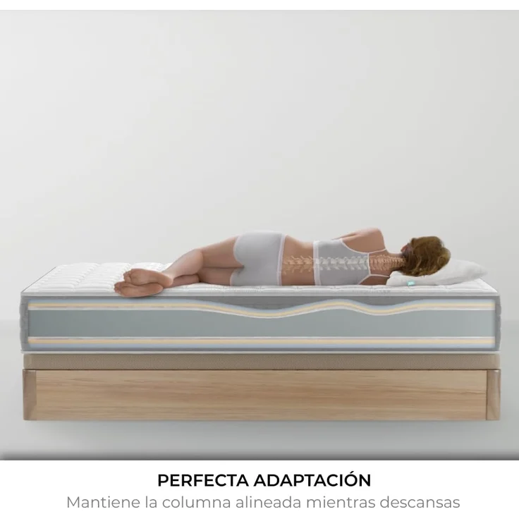 Don descanso DDBERNIA25.120200 Viskoelastische Matratze, Schaumstoff, Höhe ± 26 cm, 120x200 cm – Bild 8