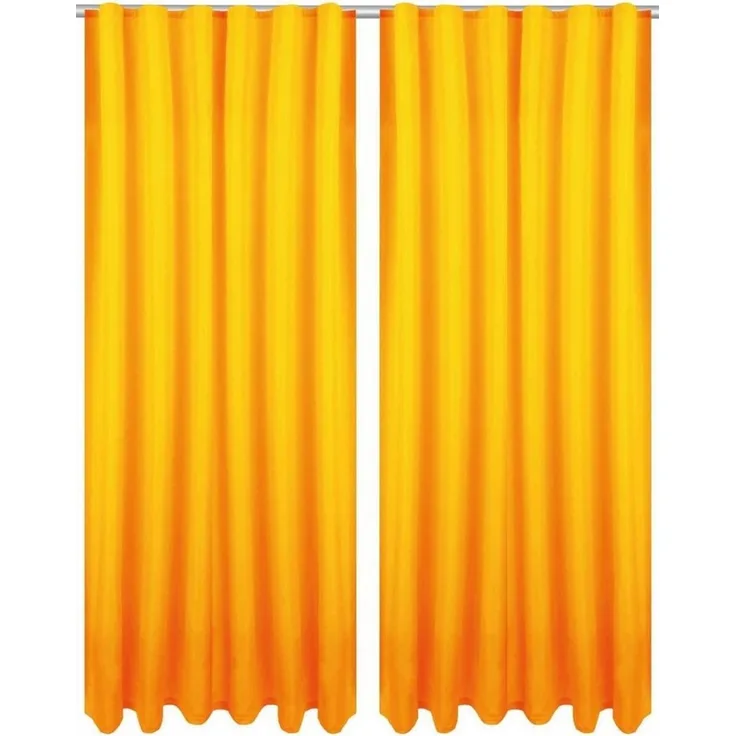 Bestlivings Vorhang "Ellen" mit Kräuselband inkl. Raffhalter (2 St), Kräuselband, blickdicht, Polyester, matter Stoff, einfarbig, waschbar bei 30°C, bügelleicht, formstabil