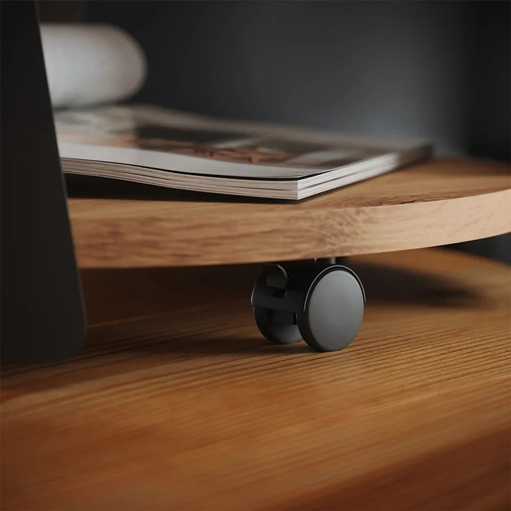 Couchtisch Eiche 40x40 cm Vicco – Bild 5