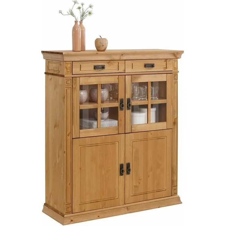 Home affaire Highboard Vinales, Vitrine, Breite 112 cm