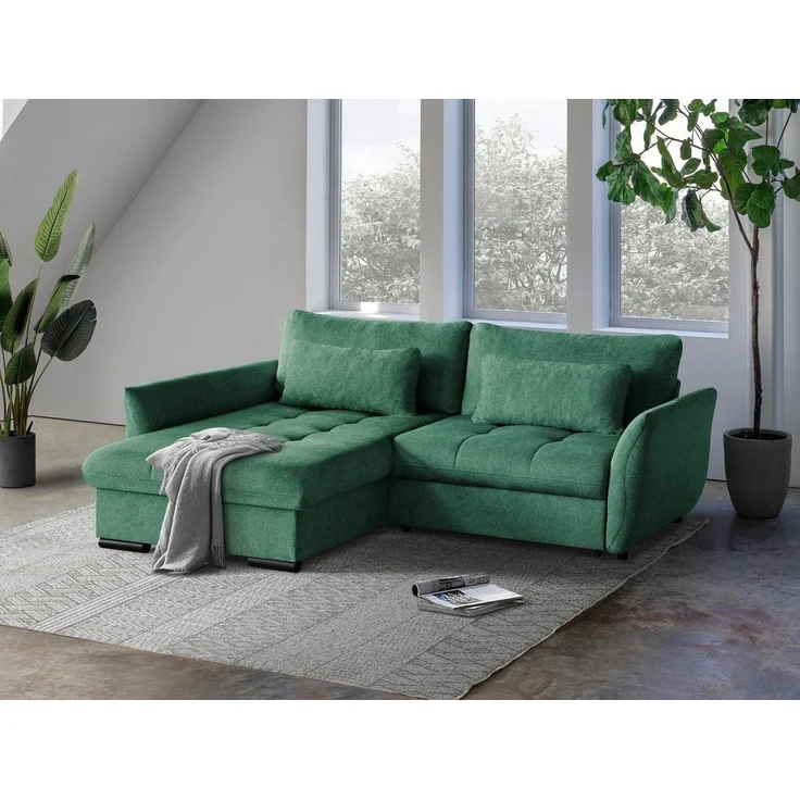 Beautysofa Ecksofa Caro, Lieferung beinhaltet die Einbringung in die Wohnung, 240 cm Corner Sofa, stilvoll Wohnzimmerecke – Bild 5