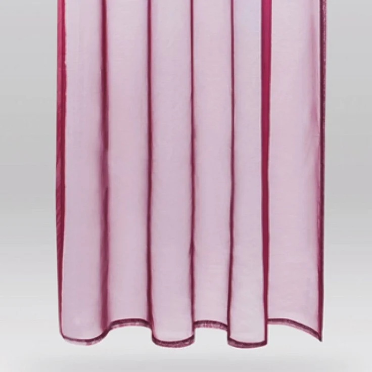 Bestlivings Vorhang (2 St), Schlaufen, transparent, Voile, Gardinenset "Transparent", 2 Schlaufenschals – Bild 2
