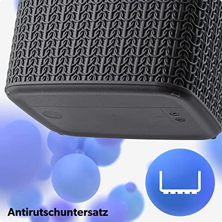 KADAX Kosmetikeimer mit Schwingdeckel, 5L Abfallbehälter für Bad und Küche, anthrazit, leichter Kunststoff – Bild 5