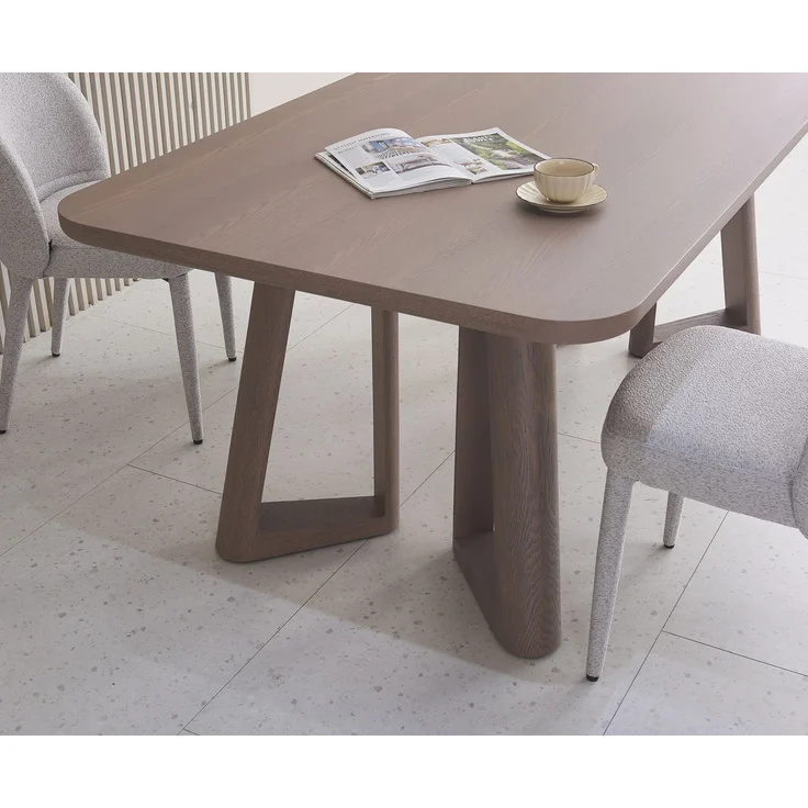 Selsey ‘Alisser’ Esstisch 200x100 cm, Nussbaum-Furnier – Bild 9