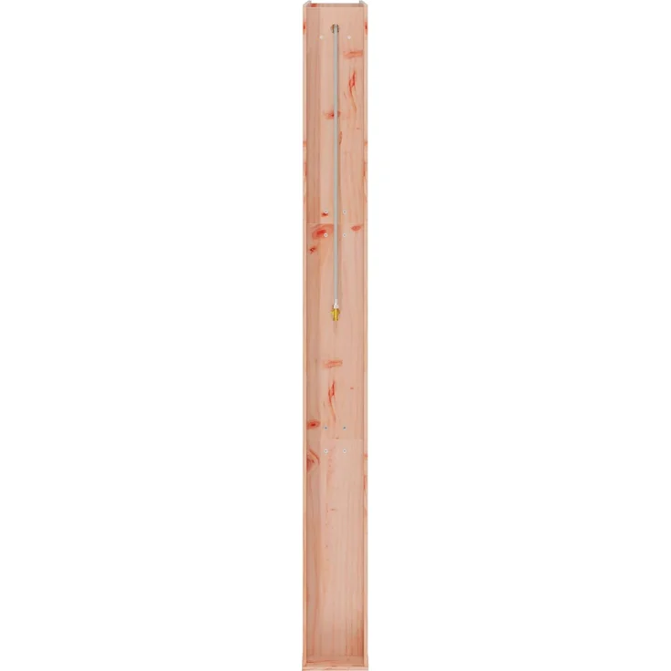 vidaXL Gartendusche 226 cm Massives Douglasholz und Edelstahl Natur 886342 – Bild 5