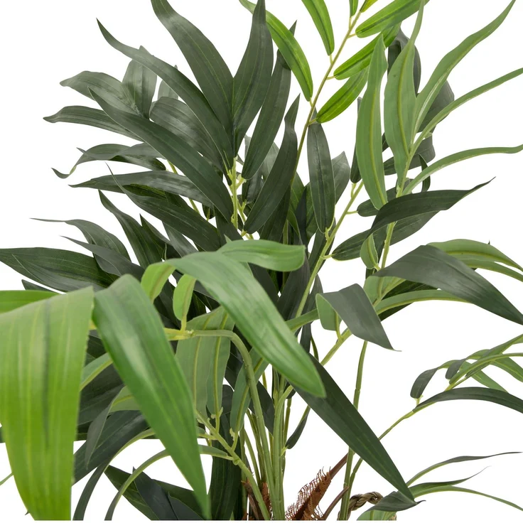 bümö plants Bergpalme Kunstpflanze - Täuschend echte Bambuspalme, geruchlose Premium Kunstblume für lebendiges Ambiente - authentische, künstliche Pflanzen als Deko für's Wohnzimmer, Büro & mehr, BUP-chamaedorea – Bild 2