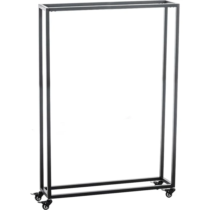 DELUKE® Kaminholzregal innen Metall BETTA - mit Rollen, 25x80x150 Brennholzregal innen Kaminholzständer Kaminholzhalter Feuerholzregal Innen Holz stapeln Wohnzimmer – Bild 5