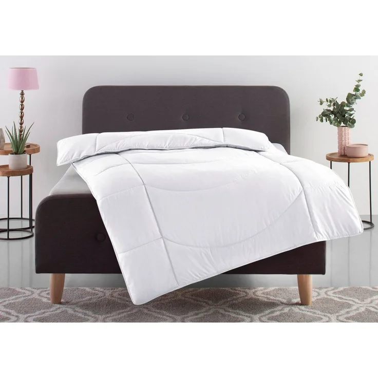 OTTO home Microfaserbettdecke Microlux, Bettdecke 135x200 cm, und Übergrößen bis 240x220cm, Füllung: Feuchtigkeitsregulierende 3D Klimafaser (Polyester), Bezug: Microfaser-Feinbatist, Bettdecken in 4 Farben, Sommer, Winter, 4 Jahreszeiten, Decke
