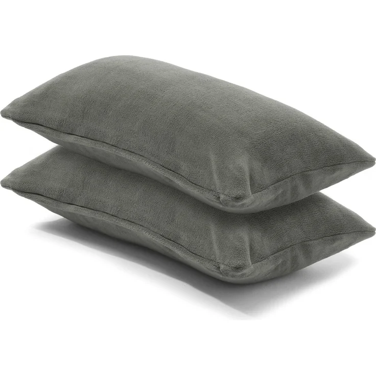 CelinaTex Kissenbezüge Comfortable Kissenbezüge Kissenhüllen 2er Set 40x80cm grau – Bild 1