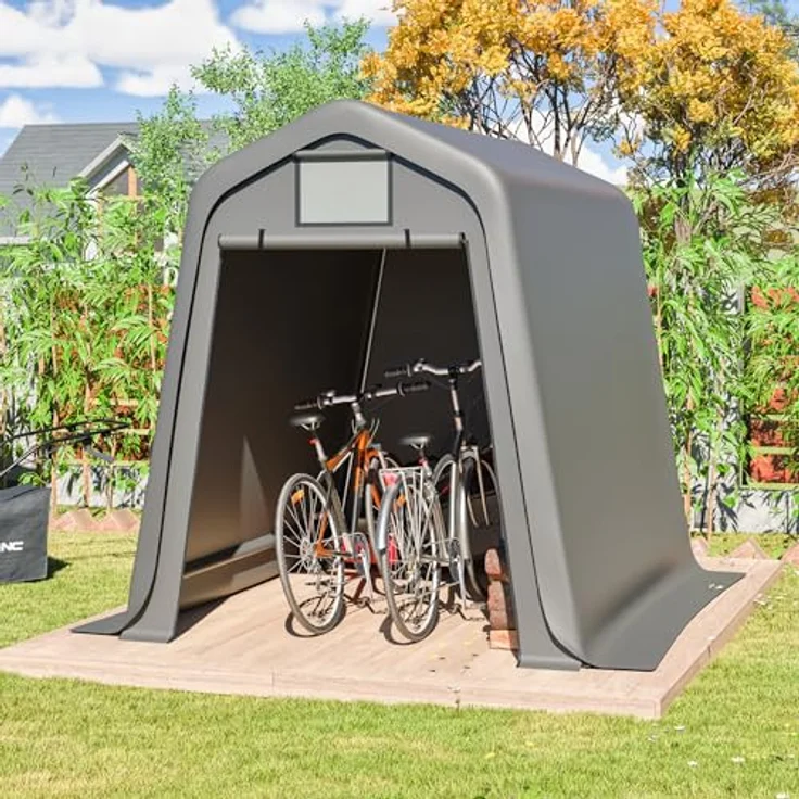 Ball & Cast Fahrradgarage, Motorrad Garage mit aus PE-Material mit Rollos – Bild 8
