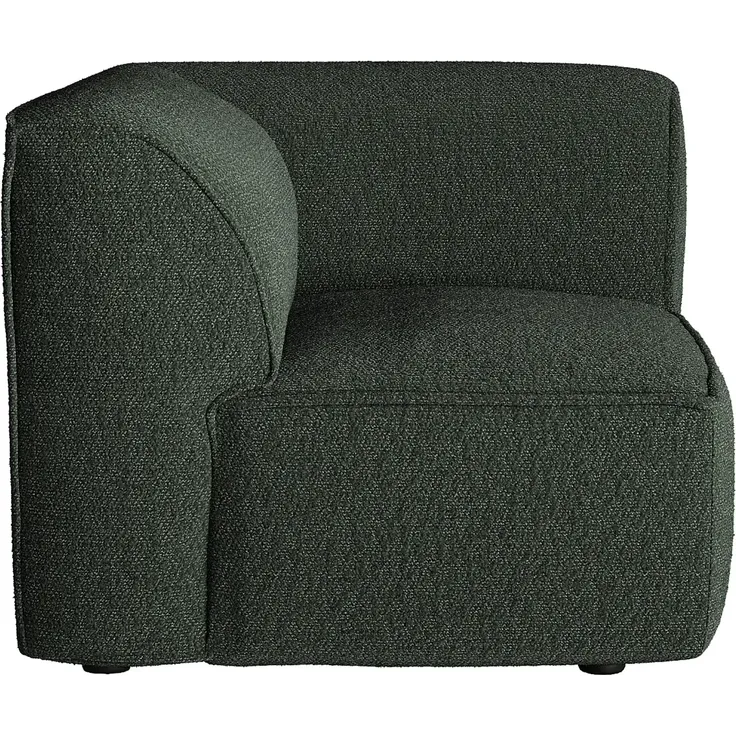 Vente-unique - CAMILIO Sofa Stoff Grün - B 102 cm x H 74 cm x L 270 cm – Bild 5