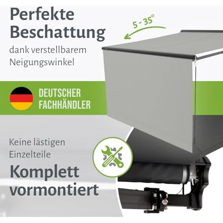 empasa Halbkassettenmarkise "EXPERT PLUS" Markise - elektrische Steuerung mit WiFi-Motor – Bild 5