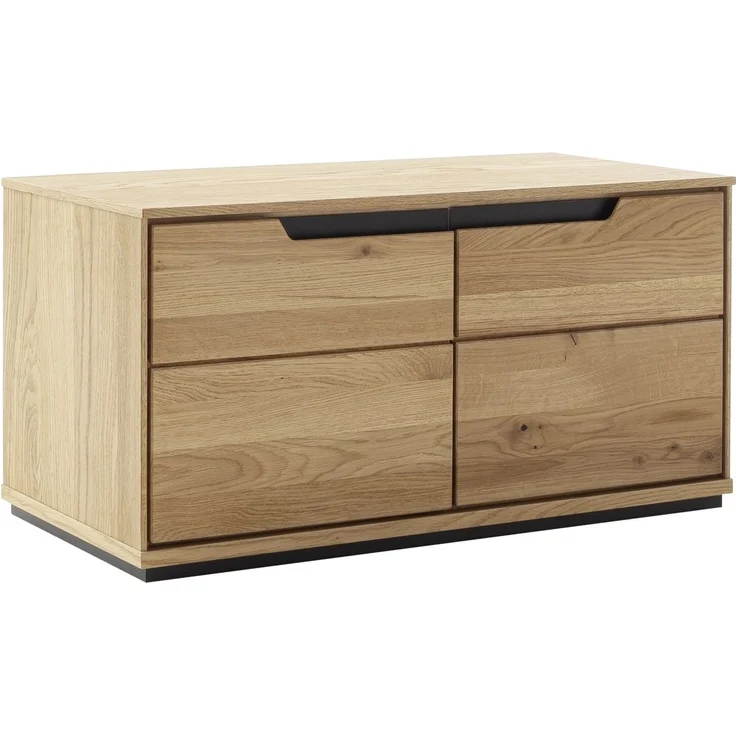 Garderoben-Set >ARAYA< (5-teilig) in Eiche teilmassiv - 227x195x40,5 (BxHxT) – Bild 8