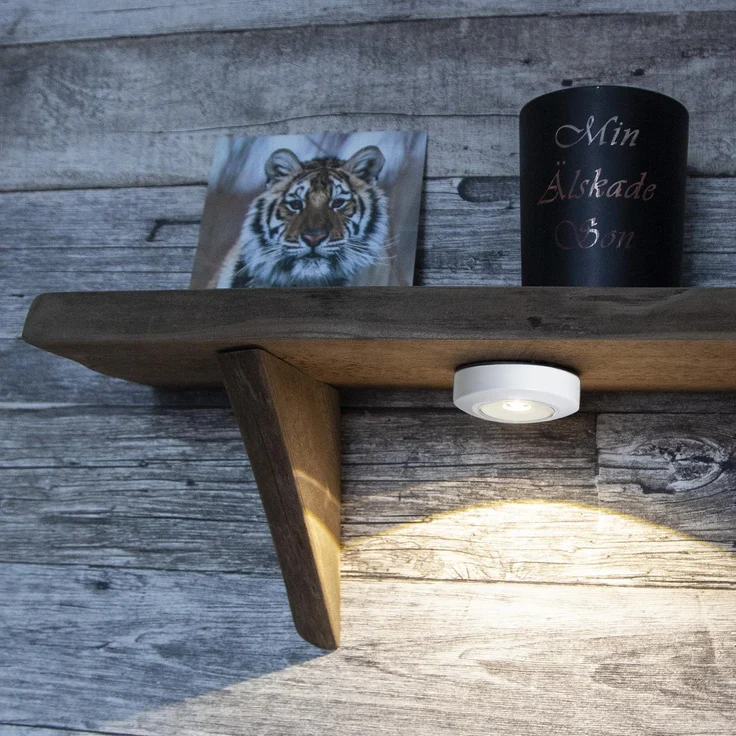 Rundes Orientierungslicht ,Functional' mit Batterien, Stick & Push, Touch-Licht mit warmweißer LED, Ø 6,9cm – Bild 3