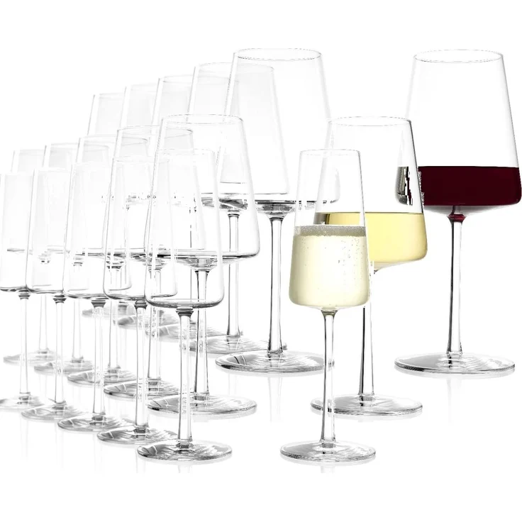 Stölzle Weinglas Stölzle Lausitz Power Set 18tlg. Rotweinglas+Weißweinglas+Champanger, Glas – Bild 1