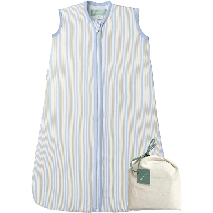 molis&co. Baby-Schlafsack 0.5 TOG. Größe: 95 cm (18-36 Monate). Ideal für den Sommer. Kai. 100% Baumwolle (Oeko-TEX 100).