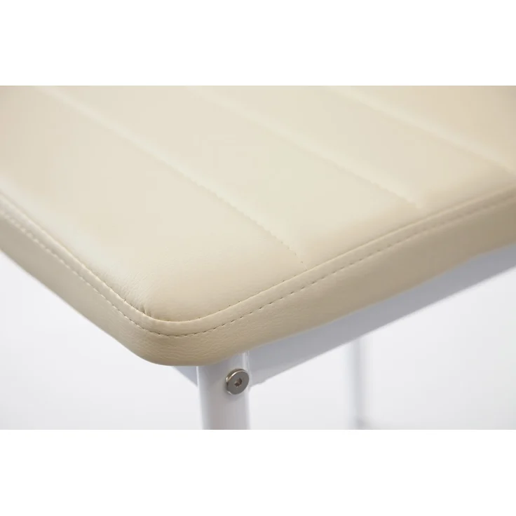 Albatros Esszimmerstühle MILANO 6er Set, Beige - Polsterstuhl mit Kunstleder-Bezug, Modernes Stilvolles Design am Esstisch - Küchenstuhl oder Stuhl Esszimmer mit hoher Belastbarkeit 110kg – Bild 8