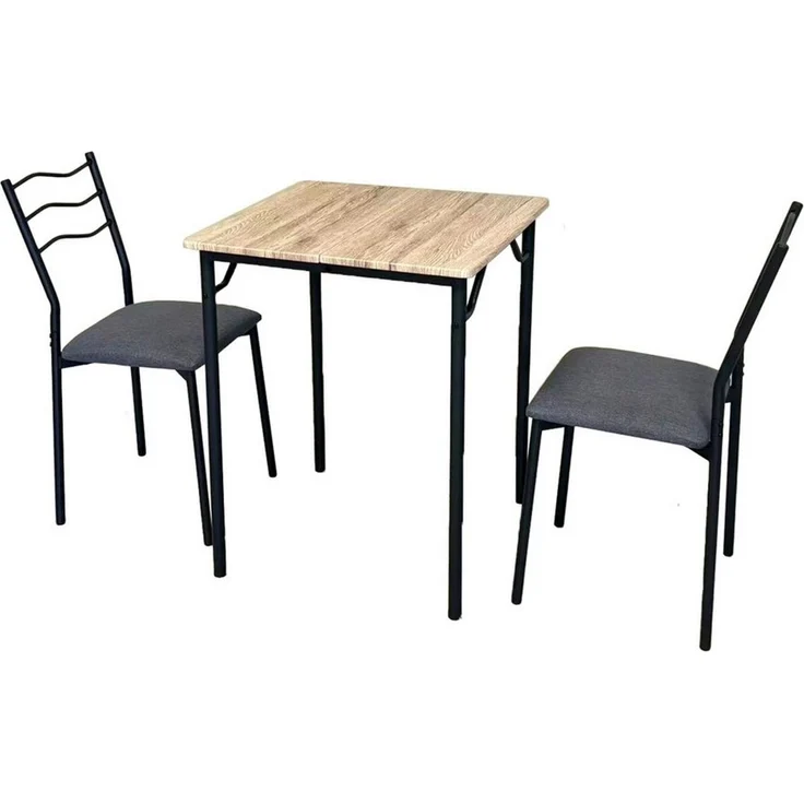 HTI-Living Essgruppe Essgruppe Thora 3-teilig Tischplatte San Remo, (Set, 3-tlg, 1 Tisch, 2 Stühle) – Bild 2