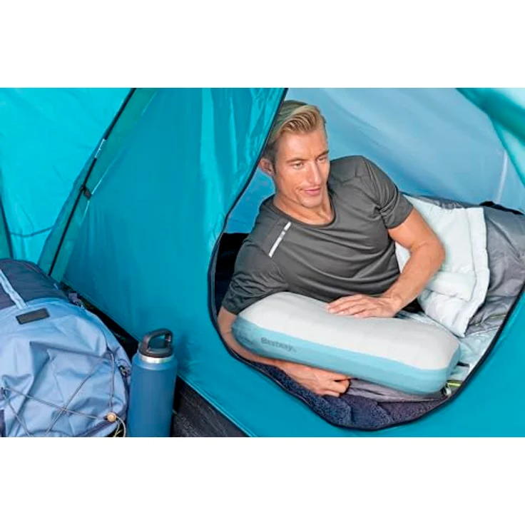 Bestway Alpinelite™ Luftbett, geschwungenes Nackenkissen mit ergonomischer Unterstützung, 49,5 x 28 x 12 cm – Bild 3