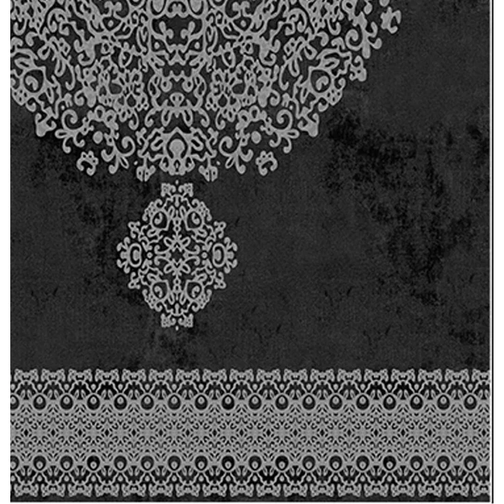 Mijolnir '510602 - Black' Badematten-Set (2-teilig), Weiß / Schwarz – Bild 3
