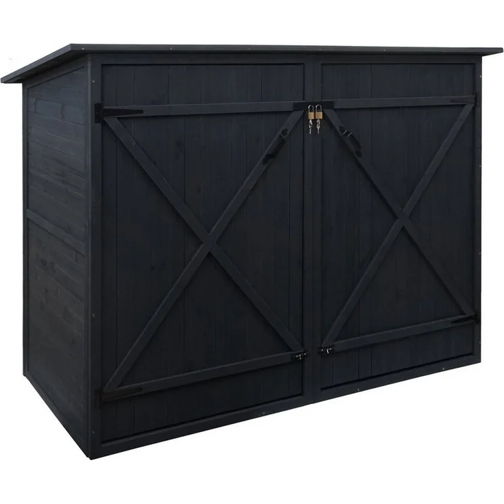 MCW Fahrradbox MCW-H60 (1 St), Stabiles Gehäuse, Schutz vor Wind + Wetter, Platzsparend, abschließbar – Bild 5