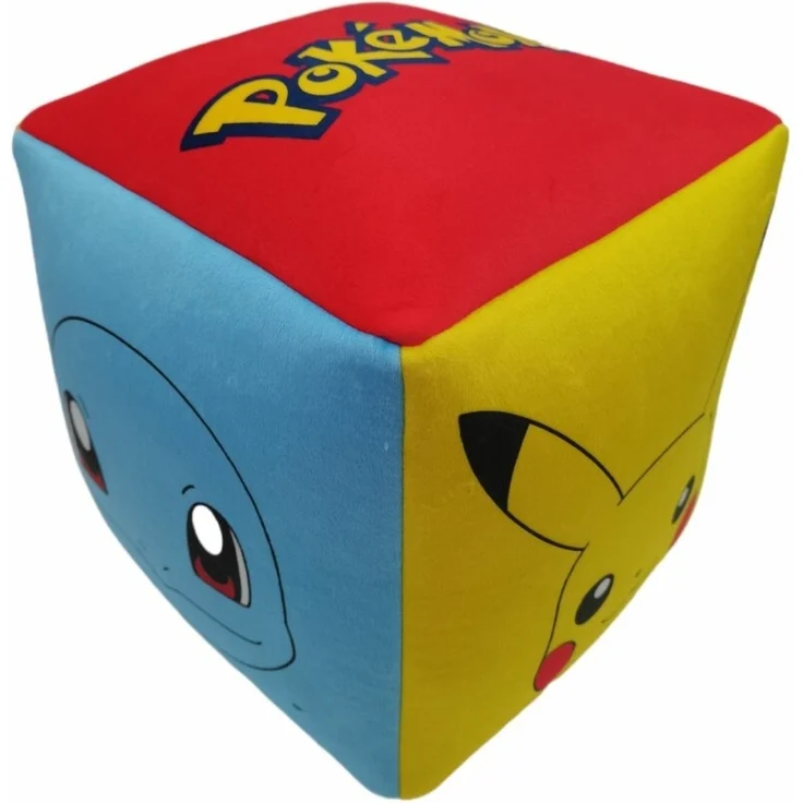 Pokémon Würfel-Kissen Kuschelkissen Perfektes Dekokissen für jedes Zimmer – Bild 3