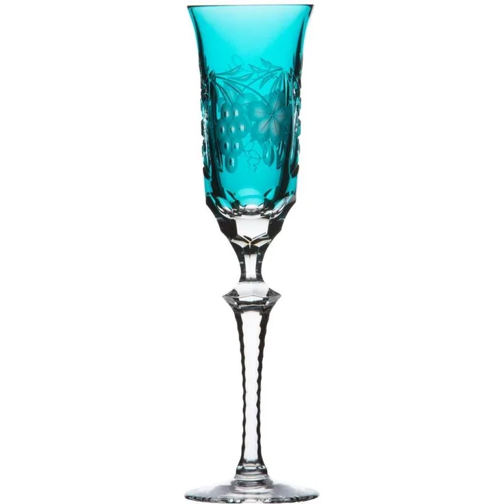 Sektglas Kristall Traube azur (26,2 cm)