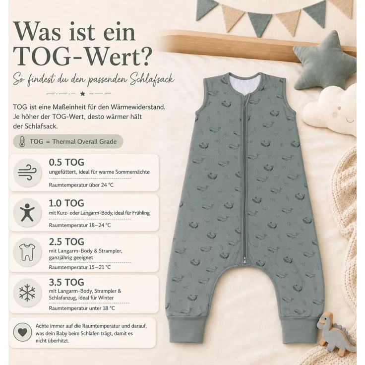 Fillikid Sommerschlafsack mit Beinen Exklusiv – Bild 8