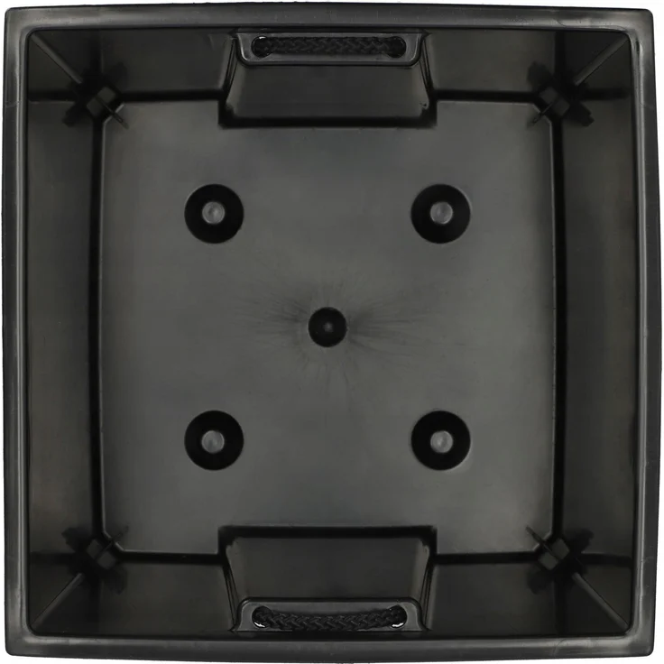 KADAX Blumentopf + Einsatz 29x58cm hoch Schwarz glänzend – Bild 8
