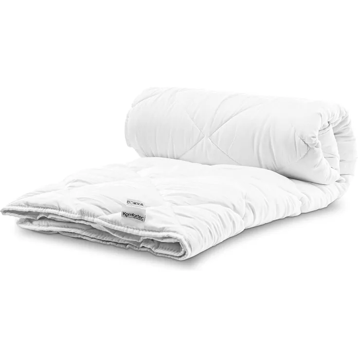 Komfortec Kunstfaserbettdecke,Bettdecken für Sommer und Winter, Ganzjahresdecke, Füllung: Polyester, Bezug: Mikrofaser, 135x200 cm, 155x220 cm und weiteren Größen, allergiker geeignet