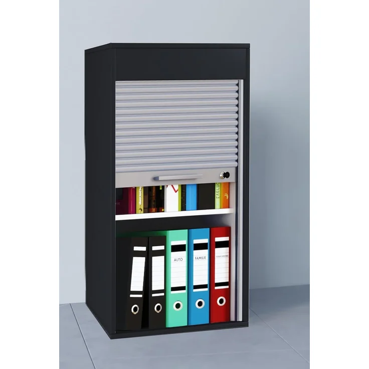 VCM Aktenschrank Holz Büroschrank Aktenschrank Rollladen Aktos L (1-St) – Bild 6