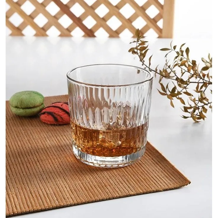 Hermia Concept 'PB-520254-1' Whiskygläser-Set (3-teilig), Transparent, 8,5 x 8,5 x 8,5 cm, 300 ml