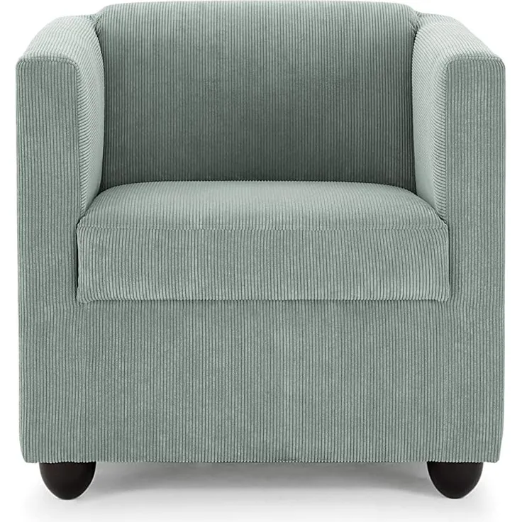 LOOKS by Wolfgang Joop LOOKS I Designer Sessel mit Federkern, Holzwerkstoff, türkis, 72 x 71 x 75 cm