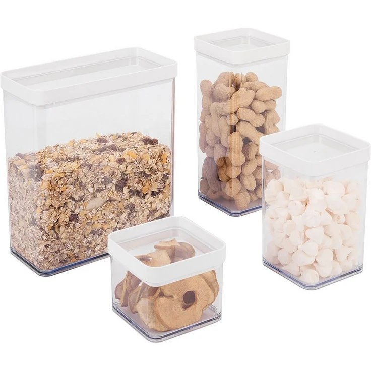 ROTHO Vorratsdose, Kunststoff, (Vorratsdosenset, 4er-Set) – Bild 2