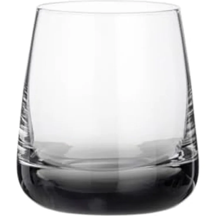 Broste Copenhagen Glas Trinkglas SMOKE klar/grau 0,35 l, Mundgeblasenes Glas, Smoke Glas
