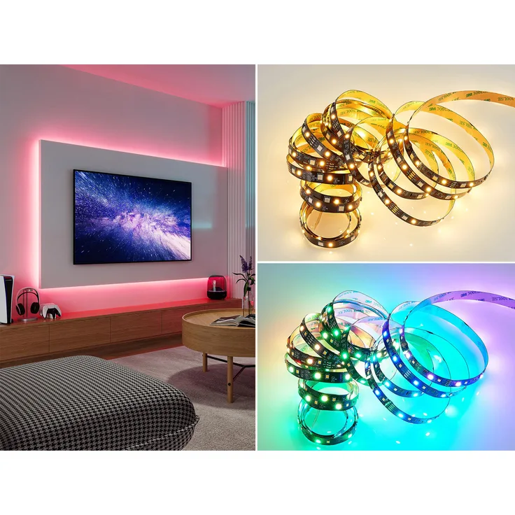 LED Streifen RACER mit Fernbedienung, RGB & Sound Control Funktion - 5 Meter