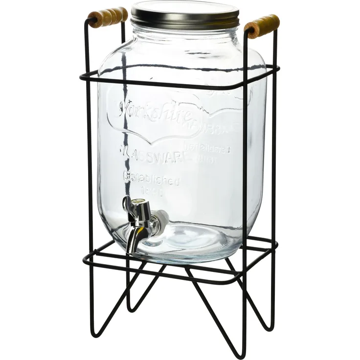Getränkespender Glas Allesken Modern Kitchen 11x17x26 transparent 1Stk