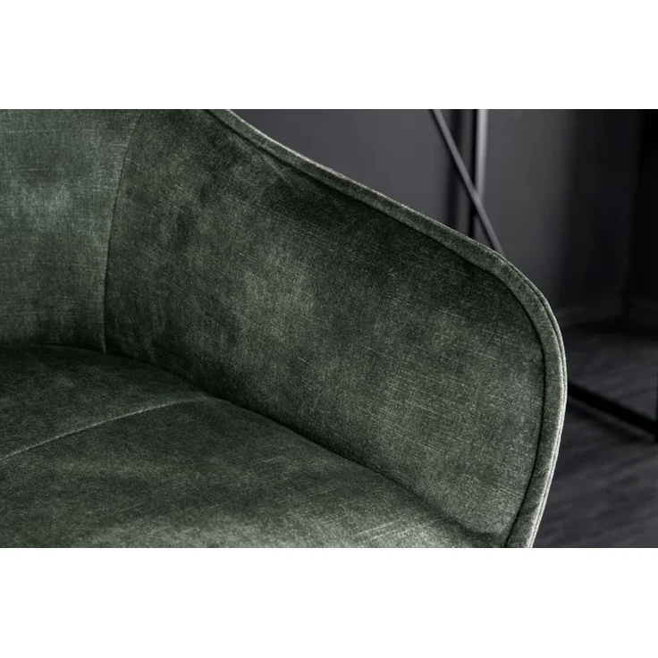 riess-ambiente Barhocker EUPHORIA grün / schwarz (Einzelartikel, 1 St), Esszimmer · Samt · Edelstahl · mit Lehne · Tresenstuhl · Barock Design – Bild 7