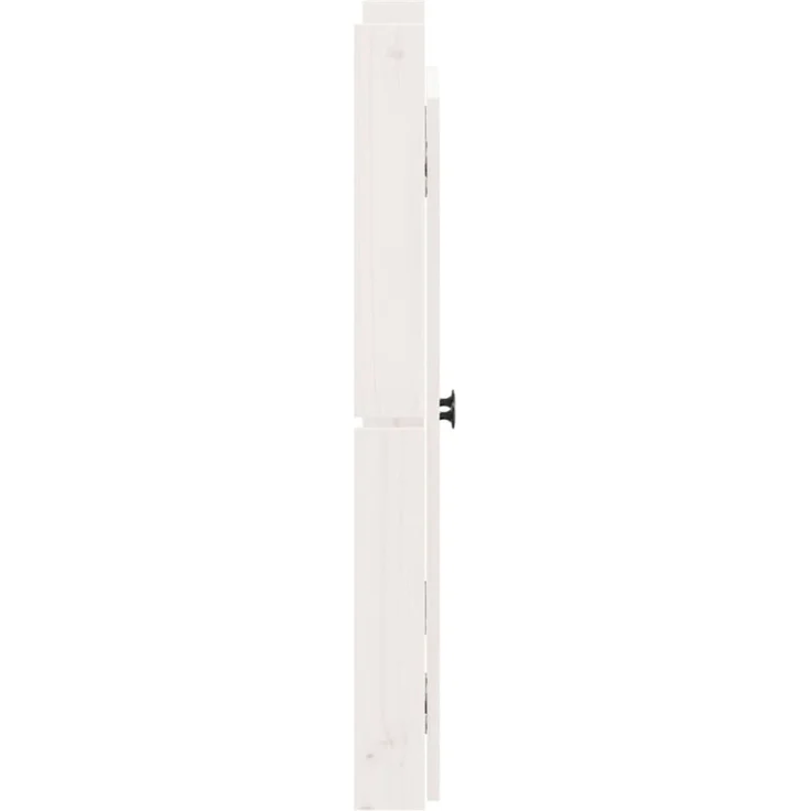 vidaXL Türen für Outdoor-Küche MEPPEL 2 Stk. Weiß 50 x 9 x 82 cm Massivholz Kiefer 832360 – Bild 6