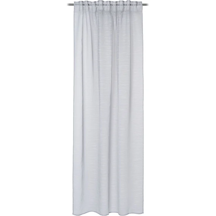 GÖZZE Fertigvorhang FILOU silber BH 140x245 cm silber Gardine Flächenvorhang – Bild 1